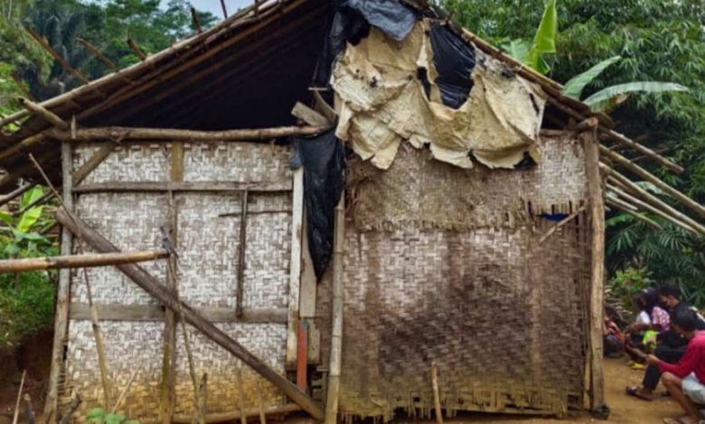 Rumah Berukuran 3X4 Milik Rohman Warga Desa Cimenteng, Kecamatan Campaka, Segera Direnovasi Kapolres Cianjur. Foto : Antara/Ahmad Fikri