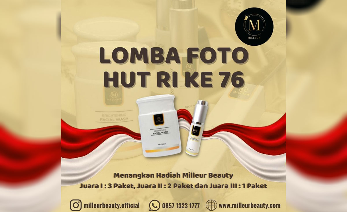 indoposco Peringati Kemerdekaan Milleur Beauty Buatan PT Karya Indoku Sejahtera Gelar Lomba Foto Agustusan