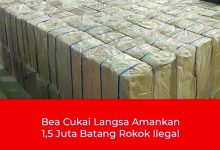 Bea Cukai Langsa Amankan 1,5 Juta Batang Rokok Ilegal di Aceh Tamiang