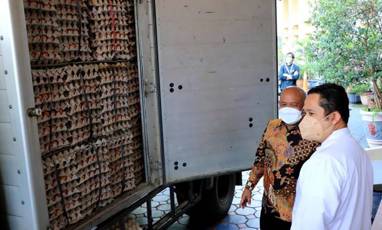Kota Tangerang Terima Bantuan 3 Ton Telur Ayam Untuk Warga Isoman