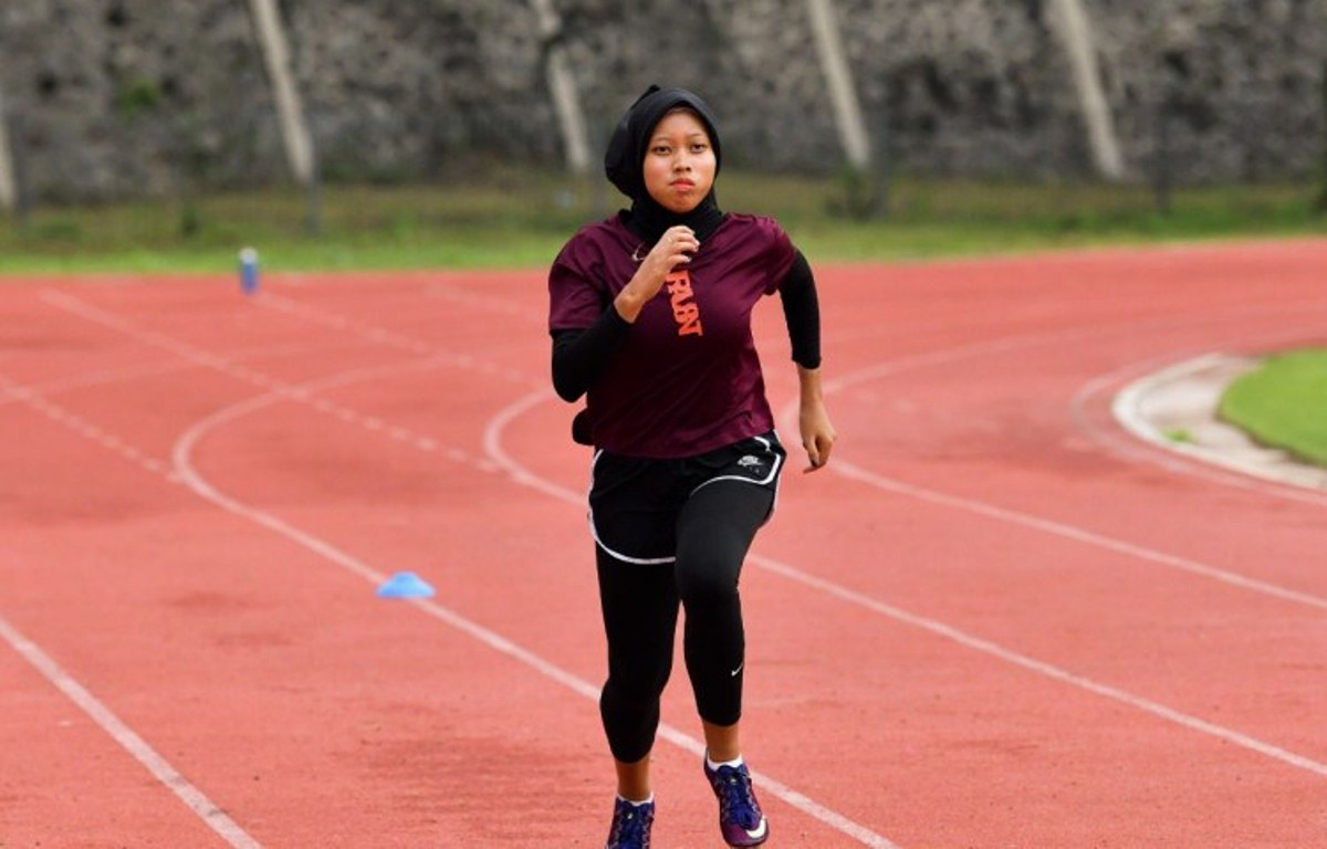Karisma Evi Tiarani yang turun pada nomor lari 100 meter putri T42 di Paralimpiade Tokyo 2020. Foto : NPC Indonesia