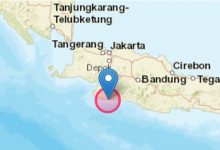 BMKG Mencatat Gempa Magnitudo 4,8 Guncang Sukabumi