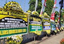 Lapas Tangerang Dipenuhi Karangan Bunga Dukacita