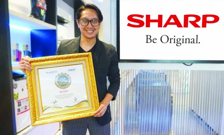 Sisihkan 300 Pesaing, Sharp Indonesia Dianugerahi Top CSR of The Year 2021