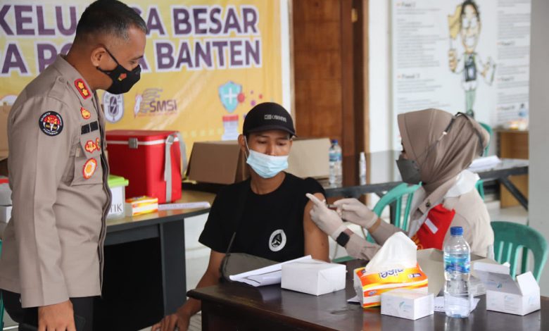 Cakupan Vaksinasi Yang Dilakukan Polda Banten Mencapai 316.787 Jiwa