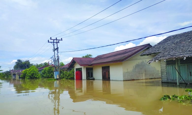 Banjir di Kapuas Hulu Rendam Daerah Pesisir Sungai Kapuas
