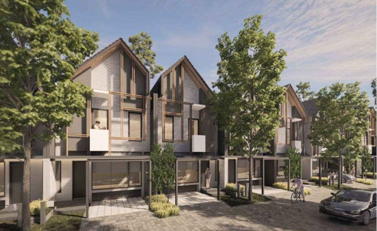 Salah satu desain rumah Sinar Mas Land di BSD City