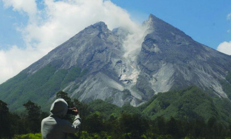 Tinggi Kubah Lava Barat Daya Gunung Merapi Tambah 1 Meter