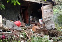 Dua Rumah Rusak Parah dan Satu Terancam Ambruk Akibat Pegerakan Tanah di Cikotok