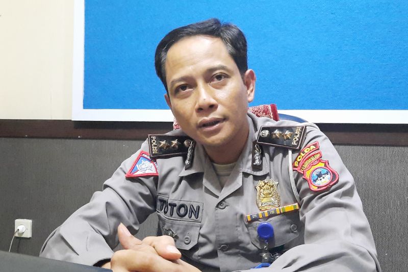 Kabag Bin Opsnal Ditlantas Polda Kalsel AKBP Toton Pradana. Foto : Antara/Firman