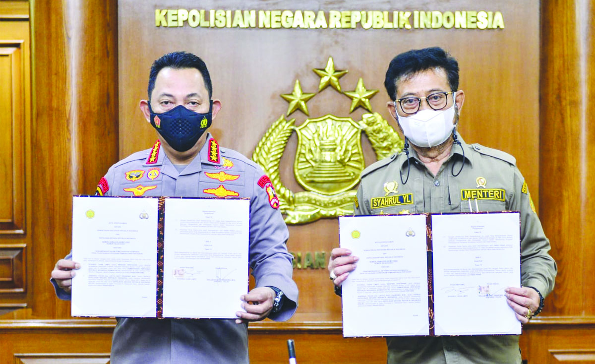 Kapolri Apresiasi Kinerja Kementan