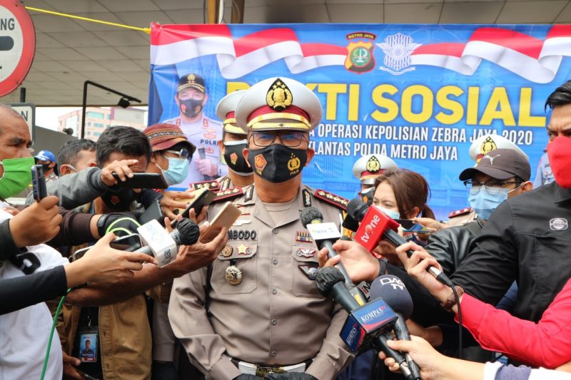 Direktur Lalu Lintas Polda Metro Jaya Kombes Pol Sambodo Purnomo Yogo. Foto : Antara