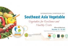 Simposium internasional Southeast Asia Vegetable 2021 (SEAVEG) di Yogyakarta selama tiga hari, 18-20 November 2021 secara online dan tatap muka. Foto : BPPSDMP Kementan