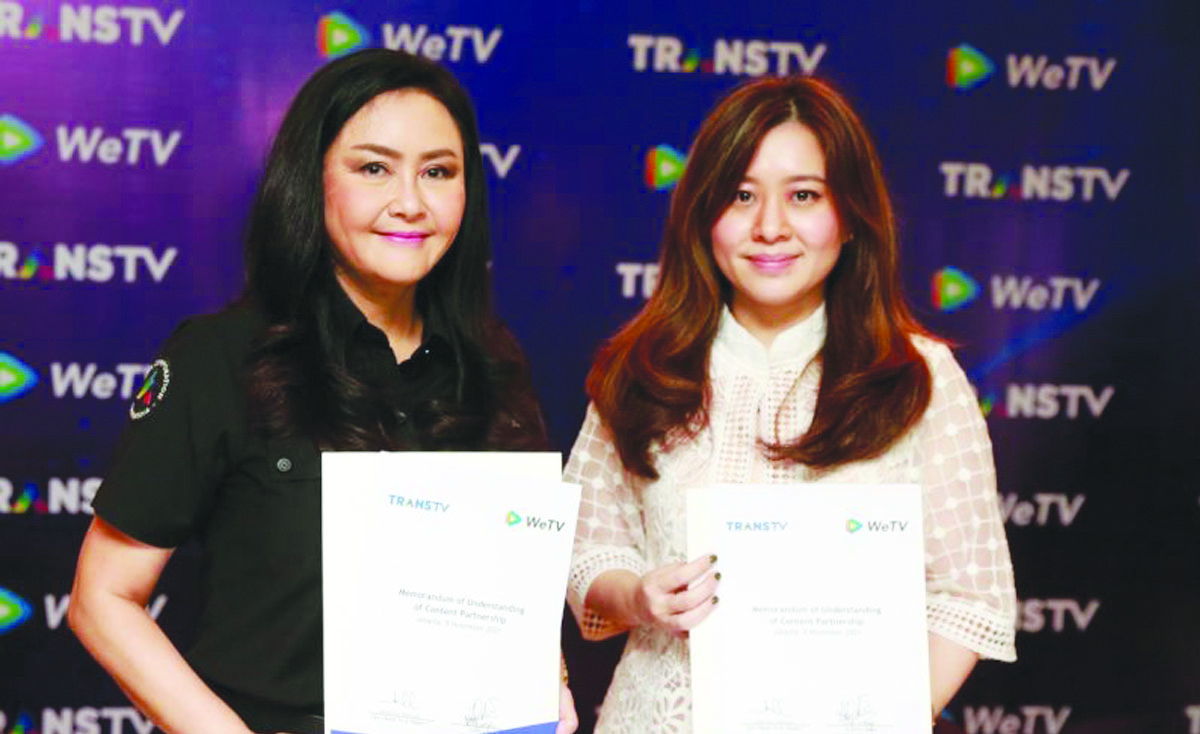 WeTV Gandeng Trans Corp