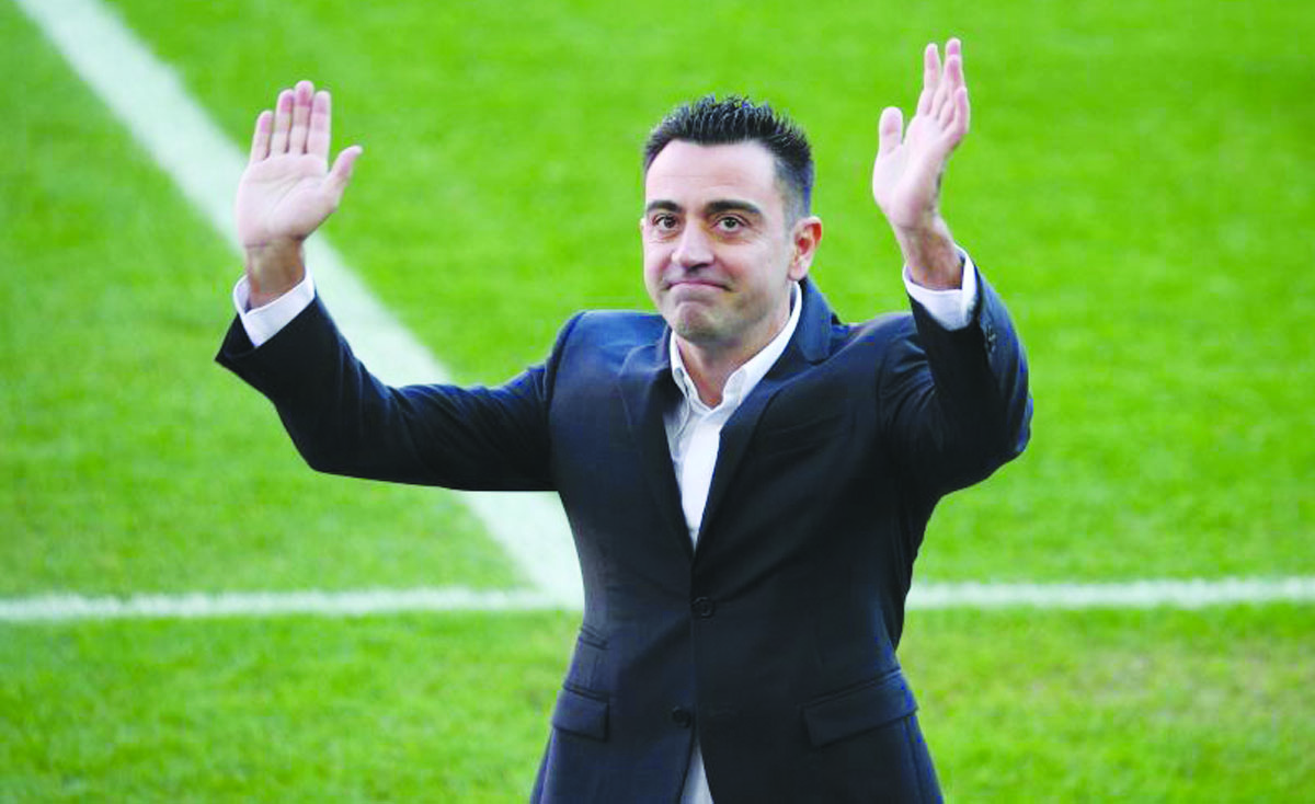 Xavi di Markas Barca!