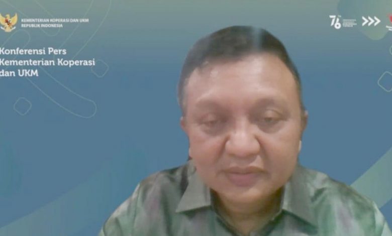 Tangkapan layar Deputi Bidang UKM Kemnkop UKM, Hanung Harimba Rachman
