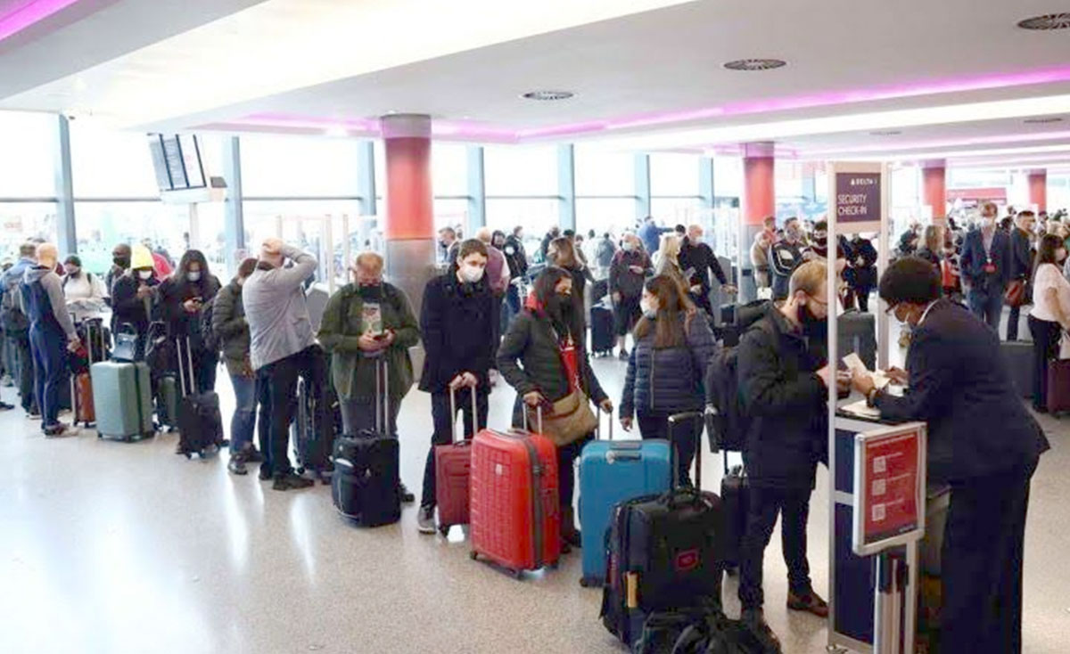 situasi bandara Inggris