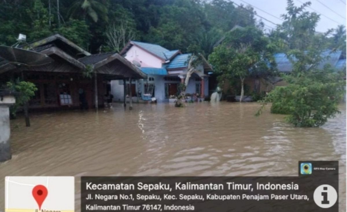 banjir di kab penajam