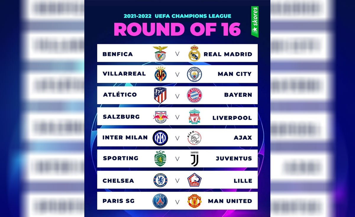 Ini Jadwal Lengkap 16 Besar UCL 2021-2022, Leg I dan II - Laman 2 dari ...