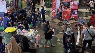 Potret kondisi terkini di Pasar Tanah Abang Jakarta pada Minggu