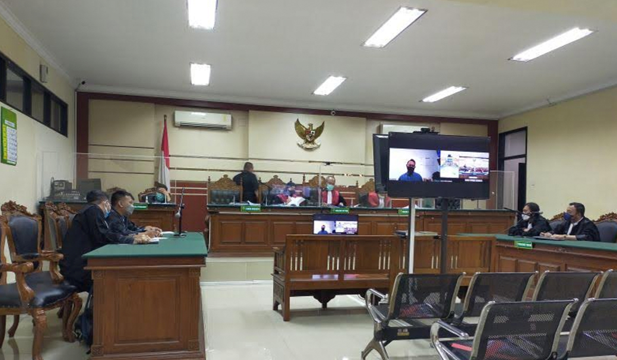 Sidang putusan Bupati Nganjuk Nonaktif di Pengadilan Negeri Tipikor Surabaya