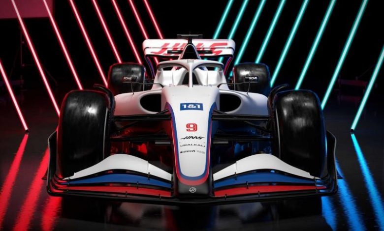 Rupa digital mobil Haas VF-22. Foto : Haas F1 Team