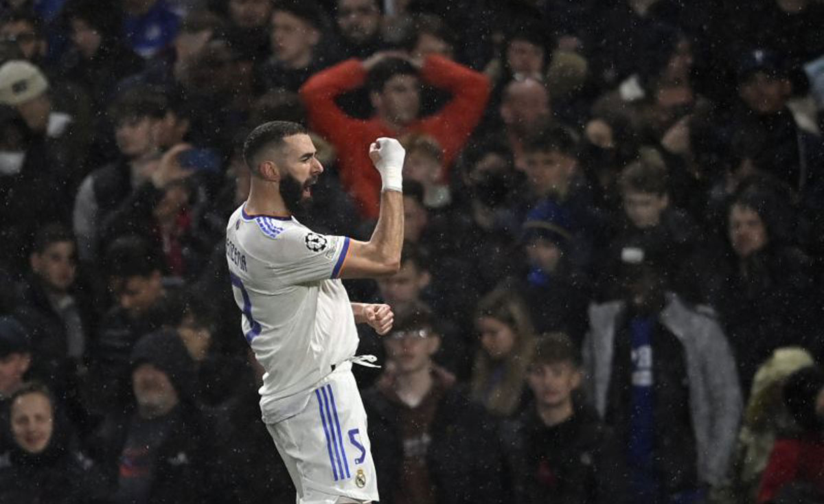Selebrasi Karim Benzema
