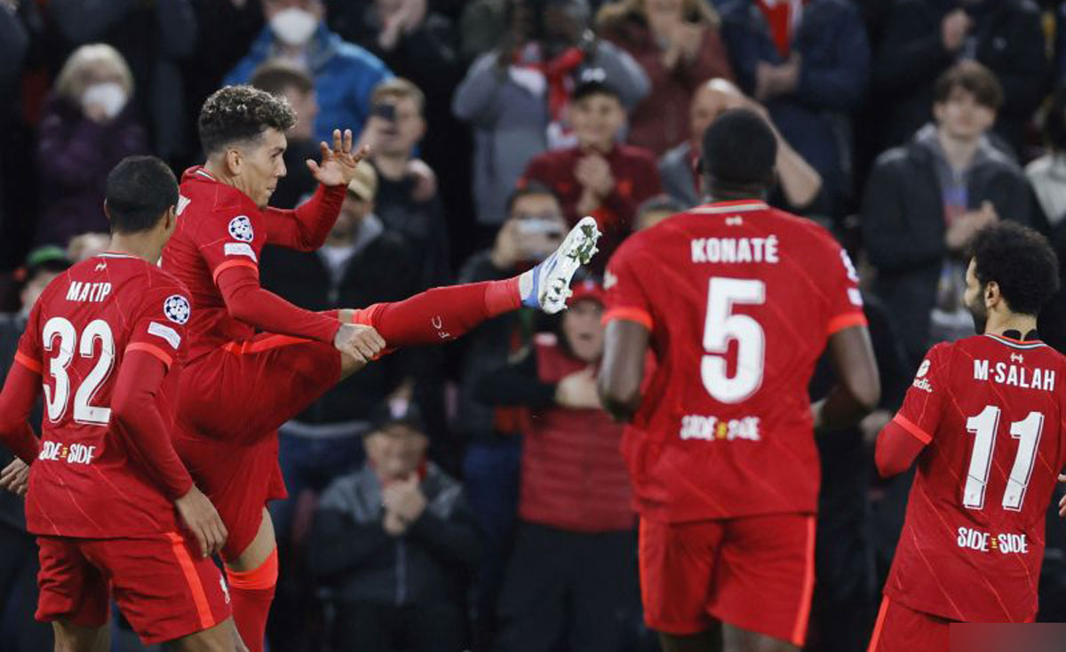 Selebrasi Pemain Liverpool