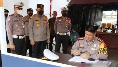 Sajian Kopi Gratis Bagi Pemudik Ala Polres Aceh Barat