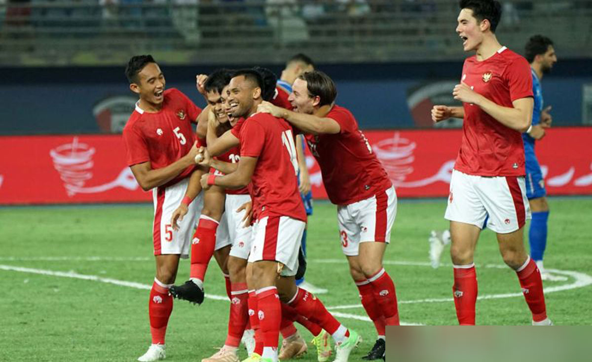 Selebrasi Gol Timnas Indonesia