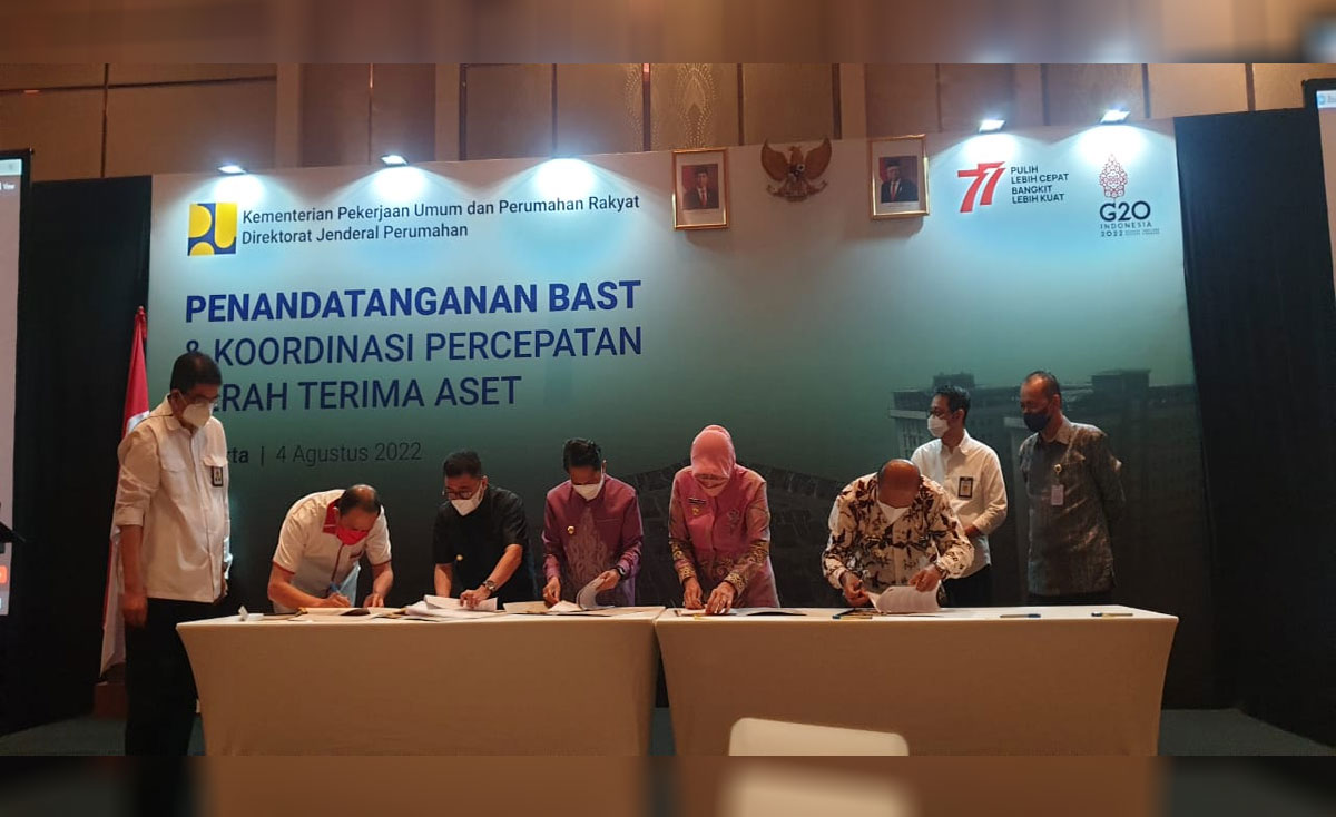 Sejumlah Pemda Terima Aset Perumahan Dari Kementerian Pupr Indoposco