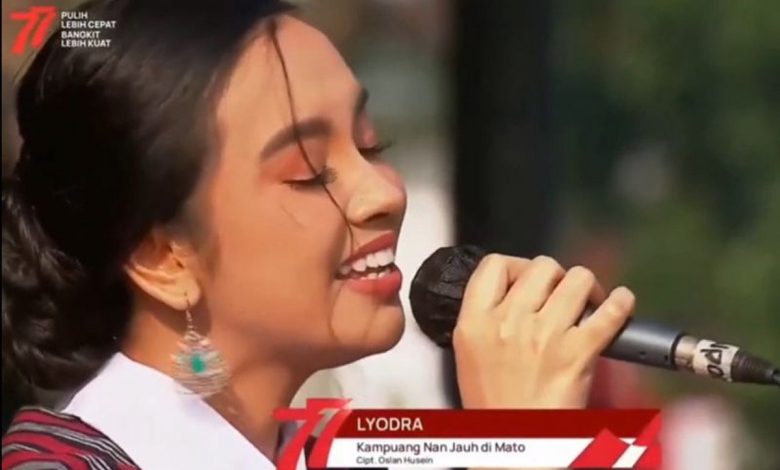 Lyodra Bawakan Tiga Lagu Daerah di Istana Merdeka