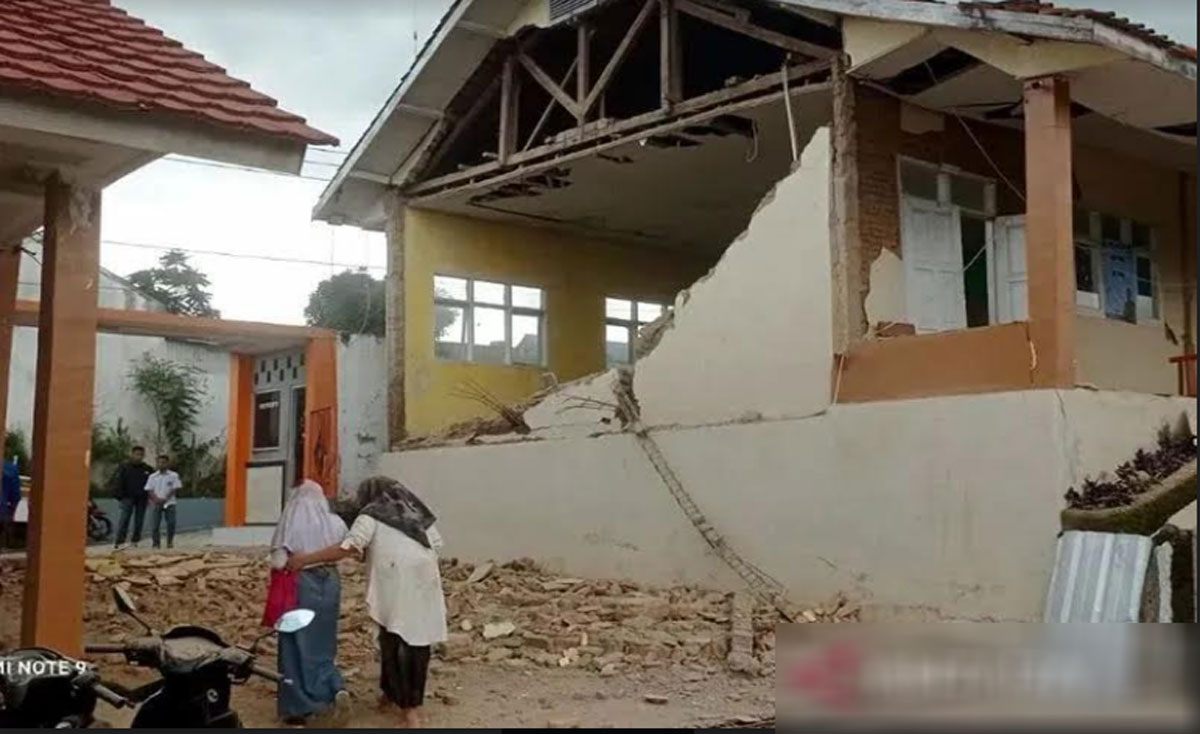 Kerusakan-pascagempa