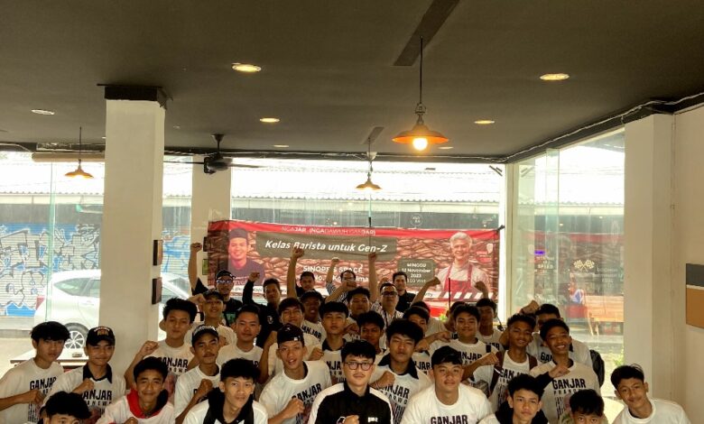 Foto : Sukarelawan Ganjartivity Tingkatkan Skill Gen Z Melalui Kelas Barista