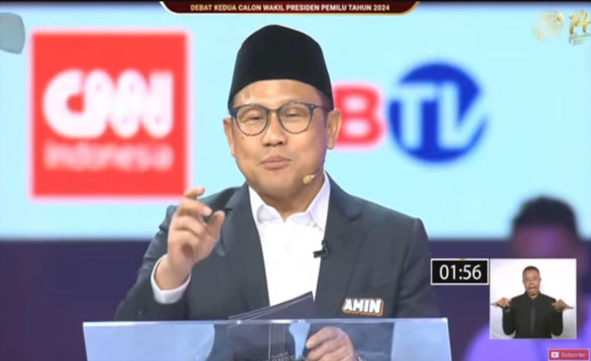 Tutup Jalannya Debat Cawapres, Gus Imin: Slepetnomics, Bangun Indonesia ...