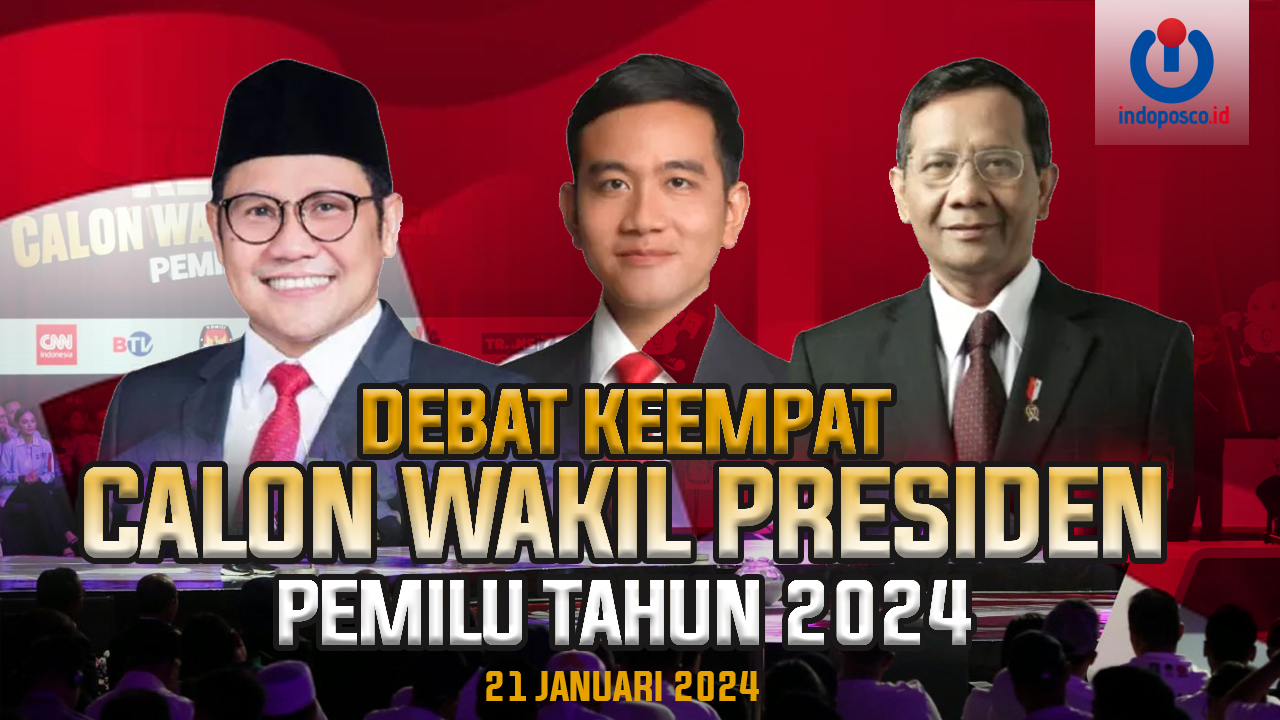 Live Streaming : Debat Keempat Calon Wakil Presiden Pemilu Tahun 2024 ...