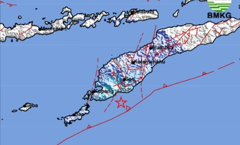 BMKG: Gempa Dangkal M 4.9 Guncang Kota Kupang Di NTT - Indoposco