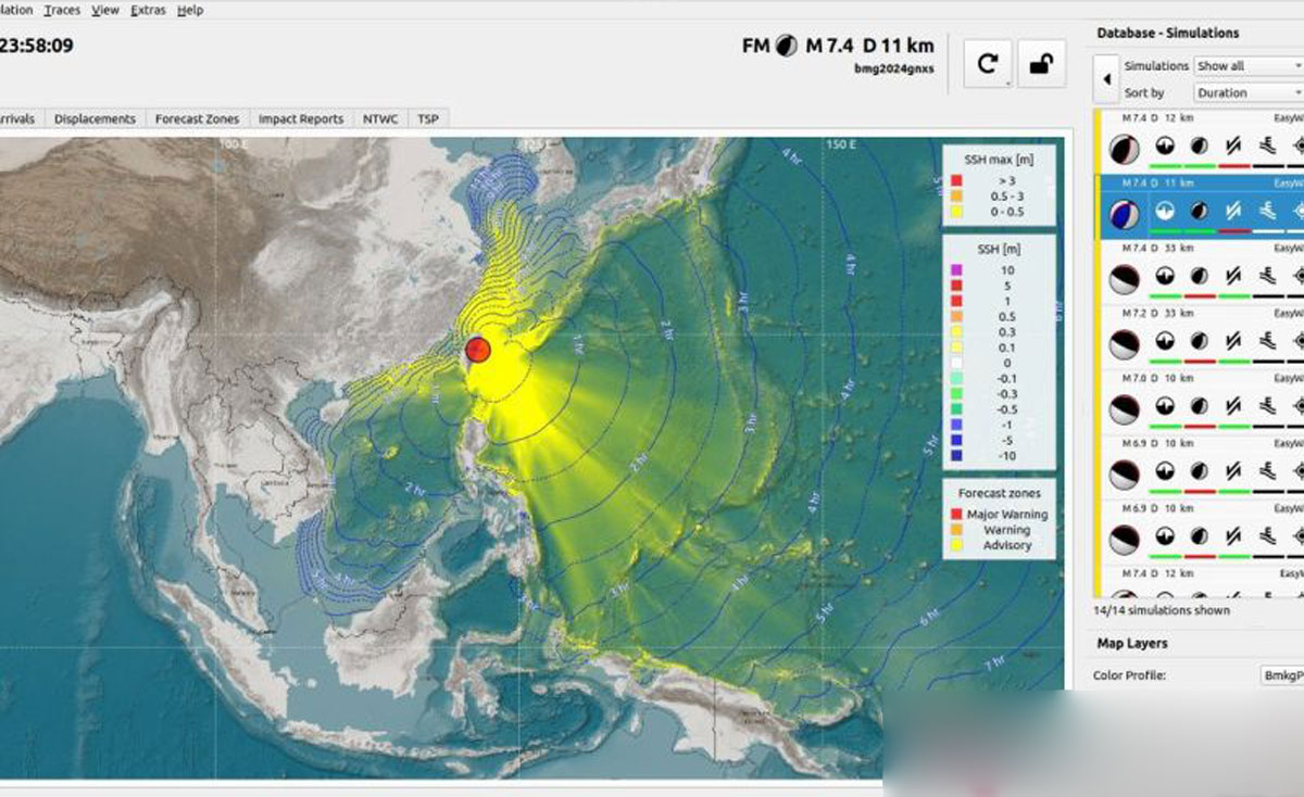 Peta-pusat-gempa-bumi