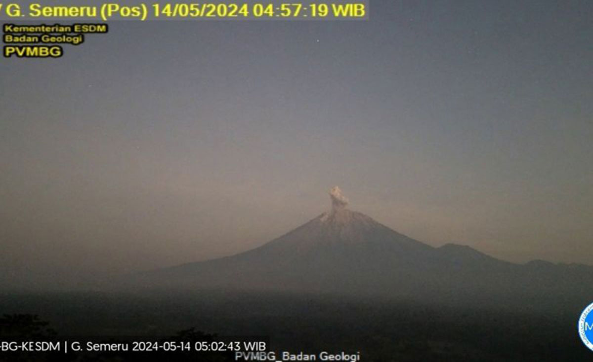 Gunung Semeru Erupsi Letusan Abu Vulkanik Capai Meter Indoposco