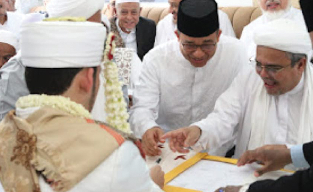 Anies Baswedan Jadi Saksi Pernikahan Putri Ke-7 Habib Rizieq - Indoposco